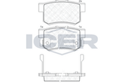 Brake Pad Set Rear Icer Honda Civic