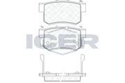 Brake Pad Set Rear Icer Honda Civic