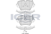 Front - Brake Pad - Icer Bmw X1 (F48) (F