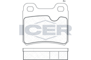 Brake Pad Rear Axle Opel Icer
