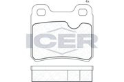 Brake Pad Rear Axle Opel Icer