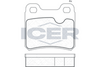 Brake Pad Rear Axle Opel Icer