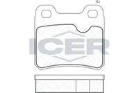 Brake Pad Rear Axle Opel Icer