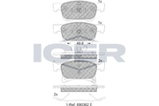 Brake Pad Set, disc brake (Braking System)