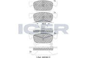 Brake Pad Set, disc brake (Braking System)