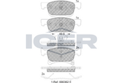 Brake Pad Set, disc brake (Braking System)