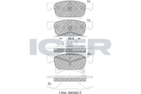 Brake Pad Set, disc brake (Braking System)