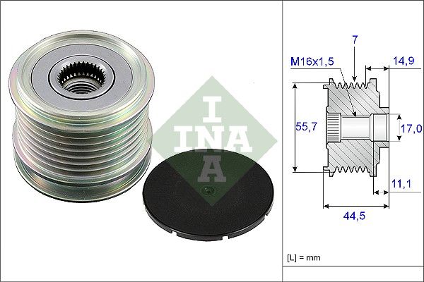 Pulley Alternator Mercedes C Ina