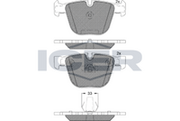 Brake Pad Set Rear Icer Bmw Series 5