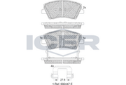Brake Pad Set ICER