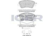 Brake Pad Set ICER