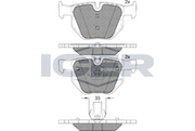 Front Brake Pad Set Icer Bmw X5 (E70)