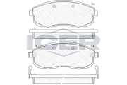 Front Brake Pad Set Icer