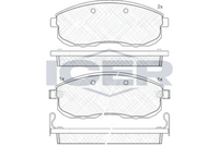 Front Brake Pad Set Icer