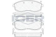 Front Brake Pad Set Icer