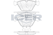 Front Brake Pad Set Icer Bmw 3 (E90) 318
