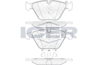 Front Brake Pad Set Icer Bmw 3 (E90) 318