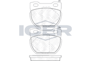 Brake Pad Set ICER