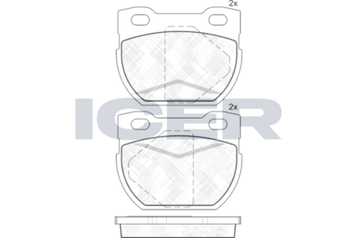 Brake Pad Set ICER