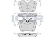 Brake Pad Set Rear Icer Jaguar Xf