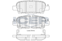 Brake Pad Set ICER