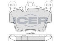 Brake Pad Front Axle Porsche Icer