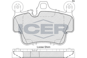 Brake Pad Front Axle Porsche Icer