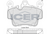 Brake Pad Front Axle Porsche Icer