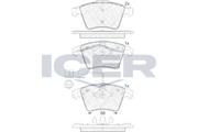 Brake Pad Set VW