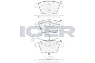 Brake Pad Set VW
