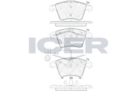 Brake Pad Set VW
