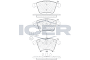 Brake Pad Set VW