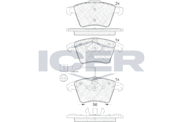 Brake Pad Set VW