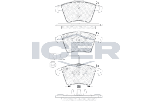 Brake Pad Set VW