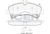 Brake Pad Rear Axle Mercedes-Benz Icer