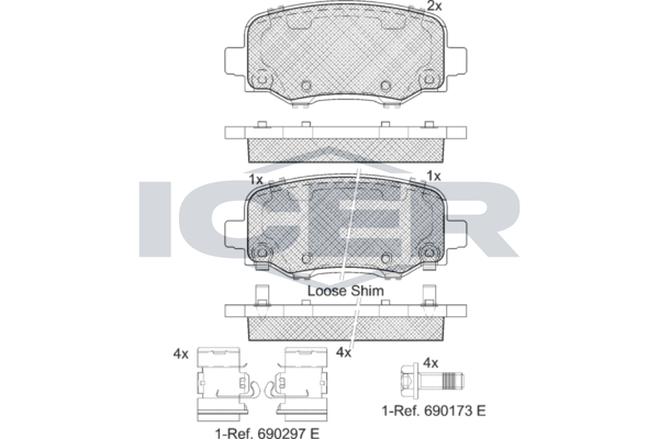 Brake Pad Icer Jeep Renegade