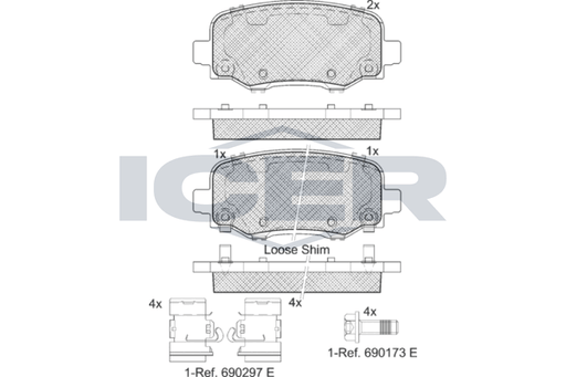 Brake Pad Icer Jeep Renegade
