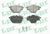 Brake Pad Set, disc brake (Braking System)