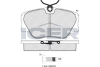 Front Brake Pad Set