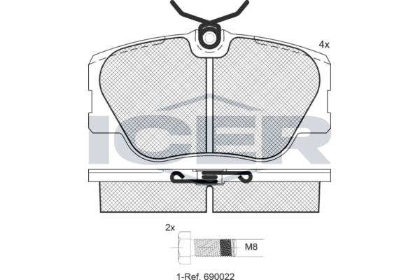 Front Brake Pad Set