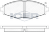 Front Brake Pad Set Icer Lanos (Klat) 1.