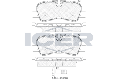 Brakepad,LAND ROVER DISCOVERY
