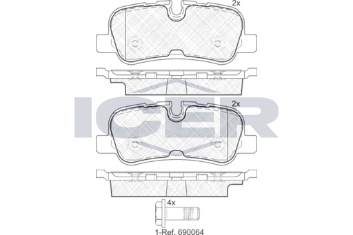 Brakepad,LAND ROVER DISCOVERY