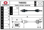 Drive Shaft (Wheel Drive)