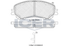 Front Brake Pad Set Icer Nissan X-Trail