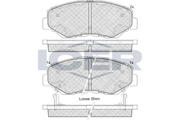 Brake Pad Set Front Icer Honda Crh