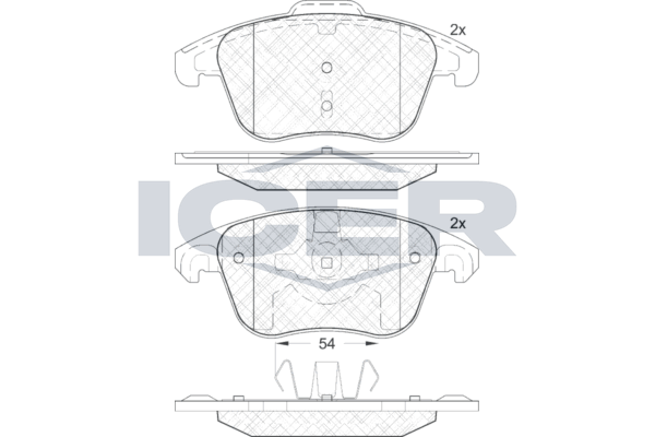Brake pad, origin Spain