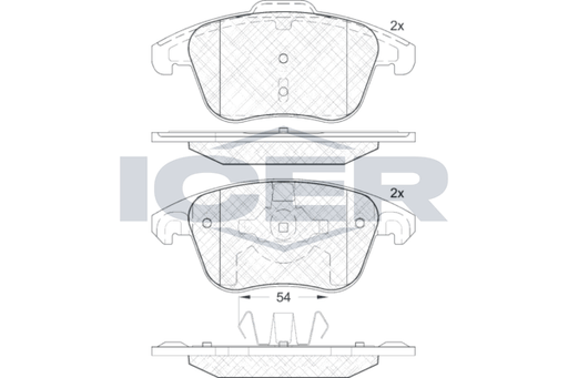 Brake pad, origin Spain