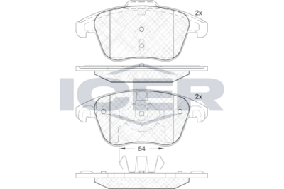 Brake pad, origin Spain