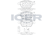 Brake Pad Set, disc brake (Braking System)